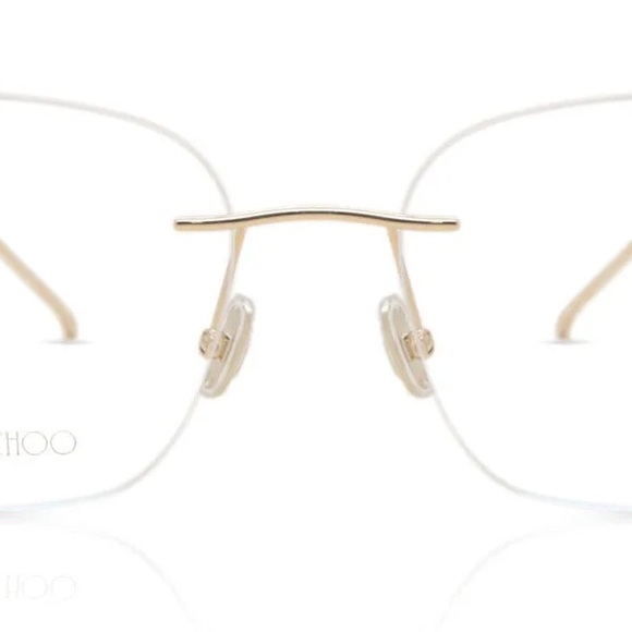 JIMMY CHOO | New Eyeglasses Eyewear Single Bridge Rimless Frames Lux Luxury main image 13